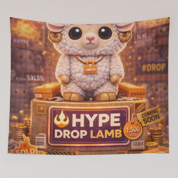 Item preview, Hype Drop Lamb | Funko Flock Parody designed and sold by Thpoar.