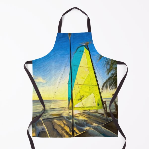 Item preview, Barbados Beach Catamaran Art designed and sold by Londonimages.