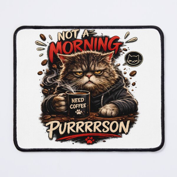 Item preview, Cute Cat Coffee Lover Graphic for Men designed and sold by GGAUL.