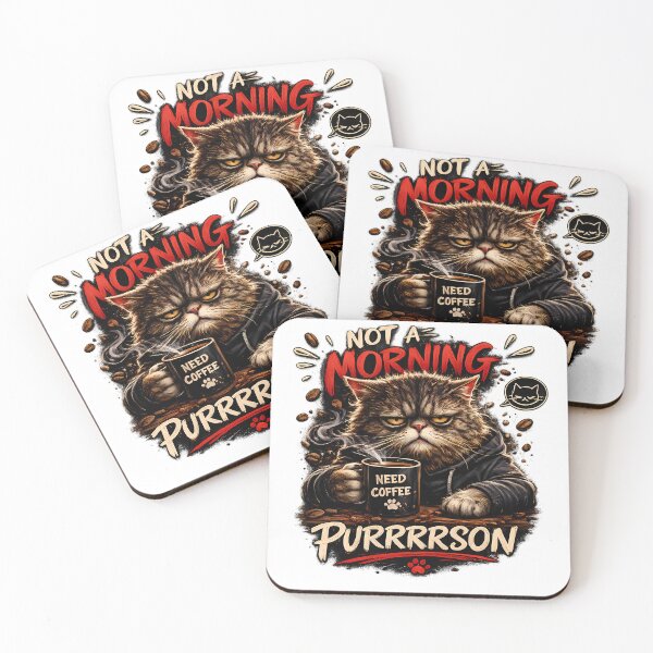 Item preview, Cute Cat Coffee Lover Graphic for Men designed and sold by GGAUL.
