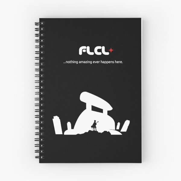 Item preview, FLCL White Anime Graphic Poster Design designed and sold by CourtneyPaigeD.