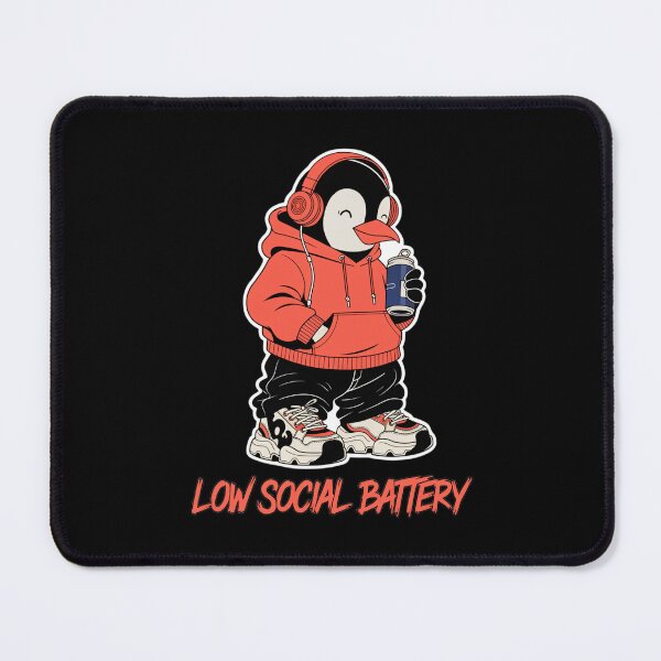 Item preview, Low Social Battery Introvert Penguin Streetwear designed and sold by Gang store.