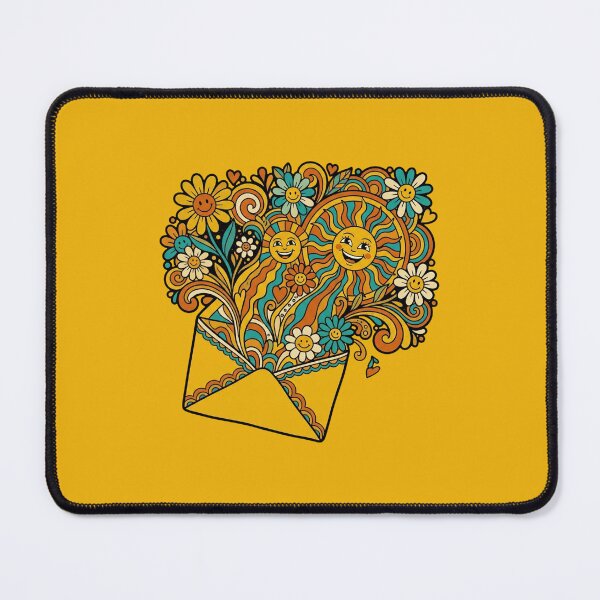 Item preview, Groovy Retro 70s Daisy Flower Envelo designed and sold by DuckOddity.