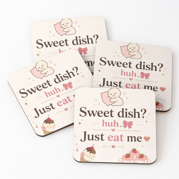 Item preview, Sweet Dish Just Eat Me Kawaii Dessert designed and sold by itxelaraStudio.