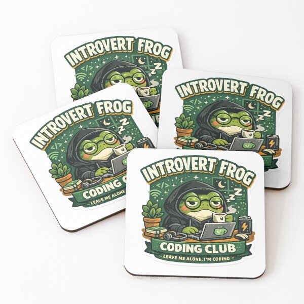 Item preview, Introvert Frog Coding Club designed and sold by GraphicGaze13.