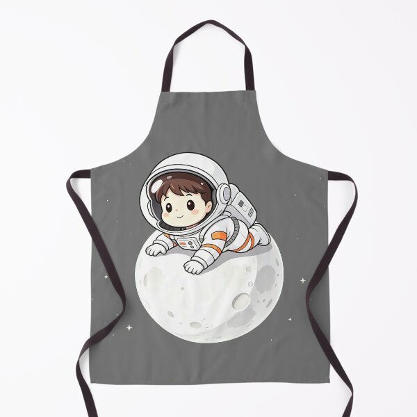 Item preview, Kawaii Baby Astronaut Crawling on the Moon designed and sold by TeyArtWork.