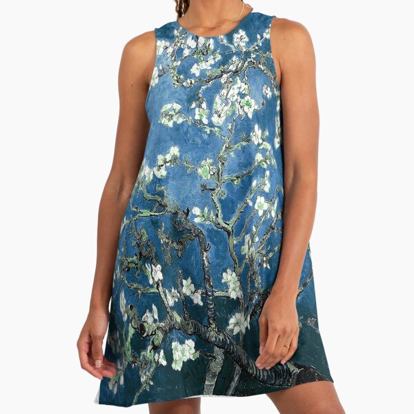 blue van gogh dress Van Gogh Starry Night dreamy long dress – Galartsy