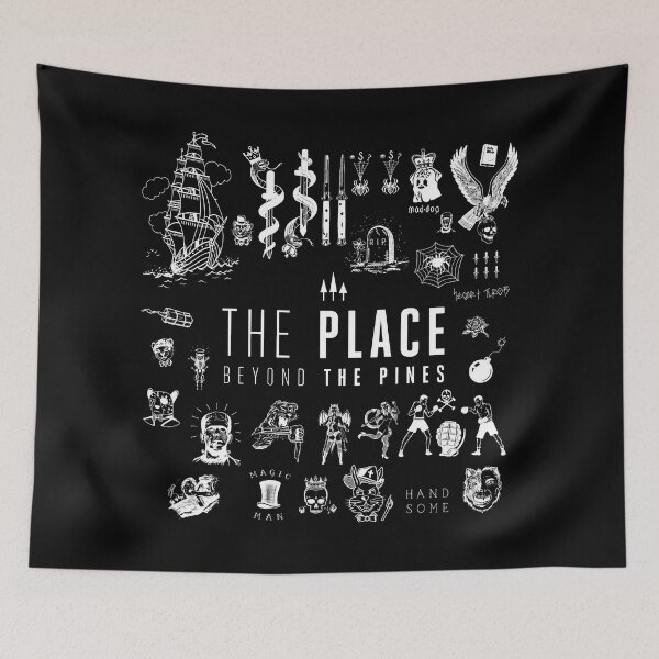 Item preview, Tattoo Sheet - White Ink - The Place Beyond The Pines designed and sold by hesjustken.