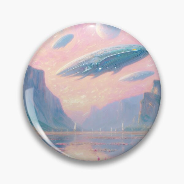 Item preview, Spaceship leaving nature designed and sold by Steve's Hobbies.