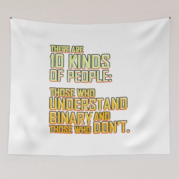 Item preview, 10 KINDS OF PEOPLE BINARY designed and sold by NearestAnytime.