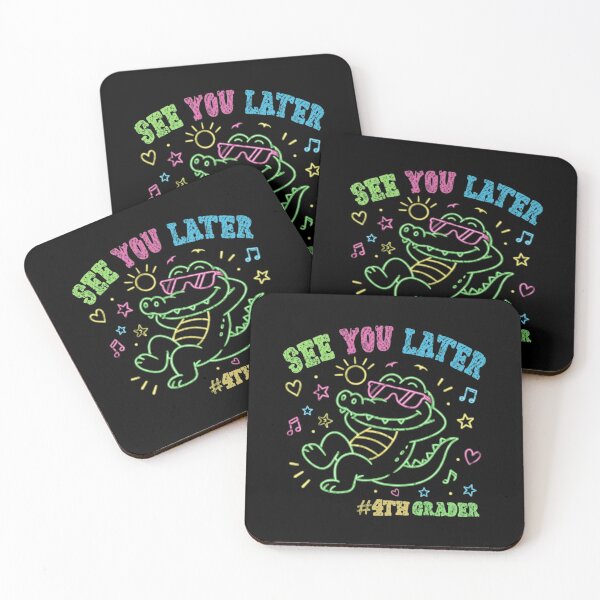 Item preview, See You Later Alligator 4th Grader Cool Neon Gator Back To School designed and sold by haitrieuic96.