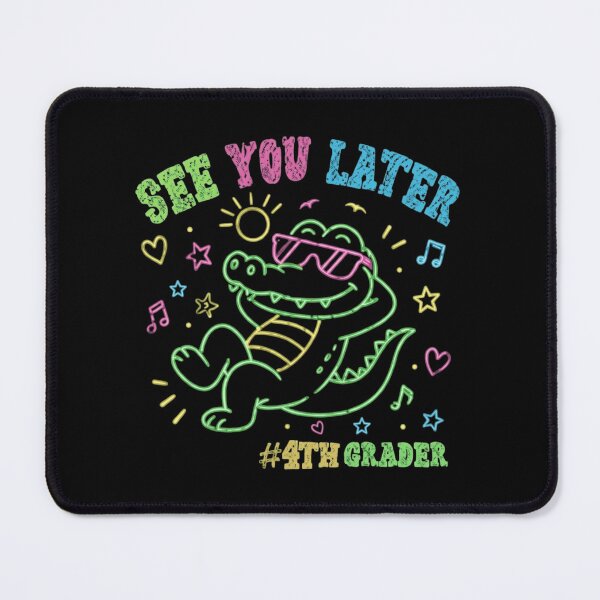 Item preview, See You Later Alligator 4th Grader Cool Neon Gator Back To School designed and sold by haitrieuic96.