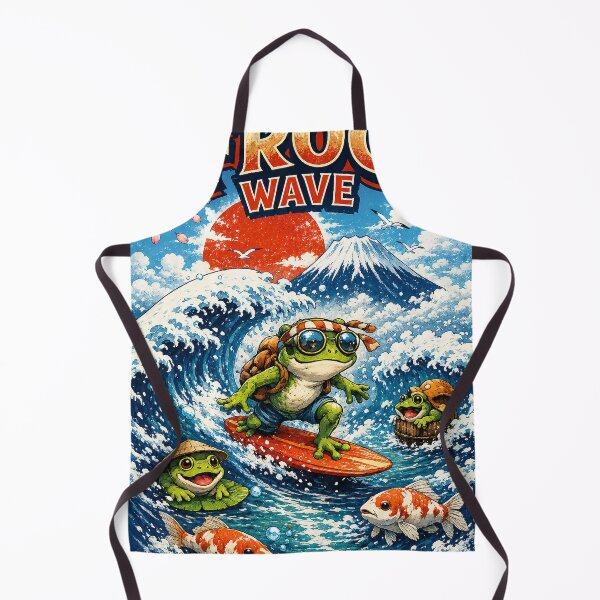 Item preview, Frog on a wave designed and sold by Theorgasmic1975.