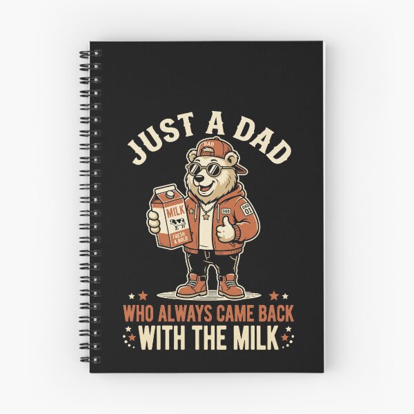 Item preview, Just A Dad Who Always Came Back With The Milk Father Fatherhood Parent Gift designed and sold by SofenArt.