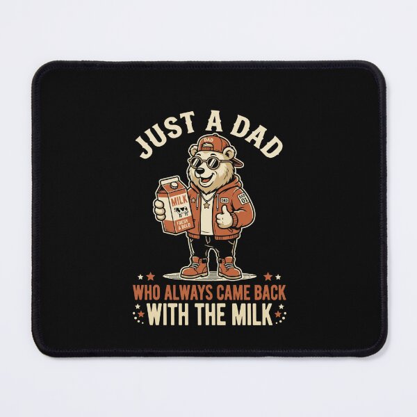 Item preview, Just A Dad Who Always Came Back With The Milk Father Fatherhood Parent Gift designed and sold by SofenArt.