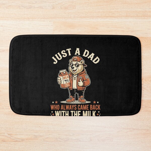 Item preview, Just A Dad Who Always Came Back With The Milk Father Fatherhood Parent Gift designed and sold by SofenArt.