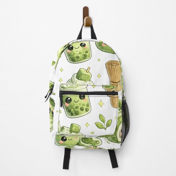 Item preview, Matcha Green Tea Kawaii Pattern designed and sold by redsharkuk.
