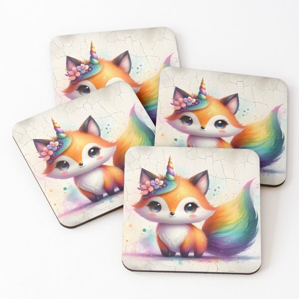Item preview, Unicorn Fox, Ai Generated Art designed and sold by ACC .