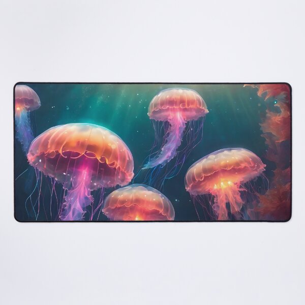 Item preview, Glowing Ocean Jellyfish designed and sold by Elisa Miller.