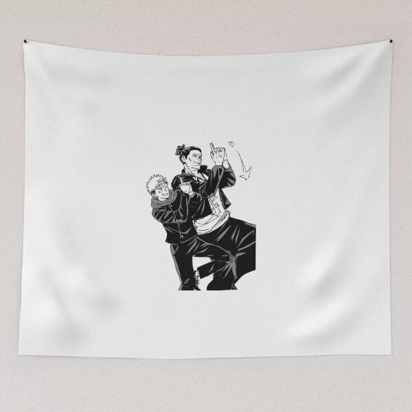 Item preview, Cursed Vessel Hugging Boogie Woogie Sorcerer From Behind with Love Sign designed and sold by Deviantfant.