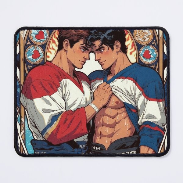 Item preview, Passionate Rival Hockey Players designed and sold by ZhivanCrimson.