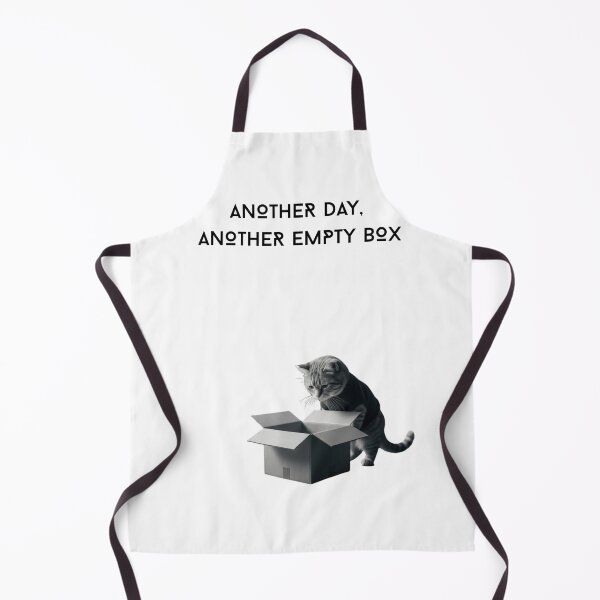 Item preview, Funny Cat Gift Another Day Another Empty Box Cat Lover Minimalist Cat Shirt Cat Mom Gift Cat In Box designed and sold by Dev Mode.