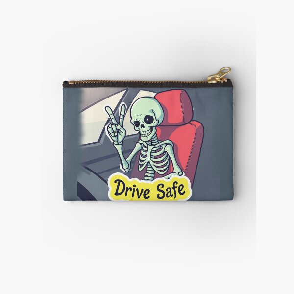 Item preview, Skeleton Drive Safe Pastel Goth Sticker designed and sold by Tama-sirth.