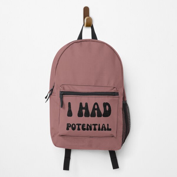 Item preview, I Had Potential, Retro Physics Joke, Vintage Style designed and sold by artprintschabab.