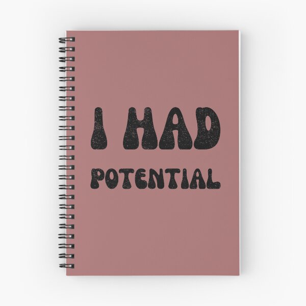 Item preview, I Had Potential, Retro Physics Joke, Vintage Style designed and sold by artprintschabab.