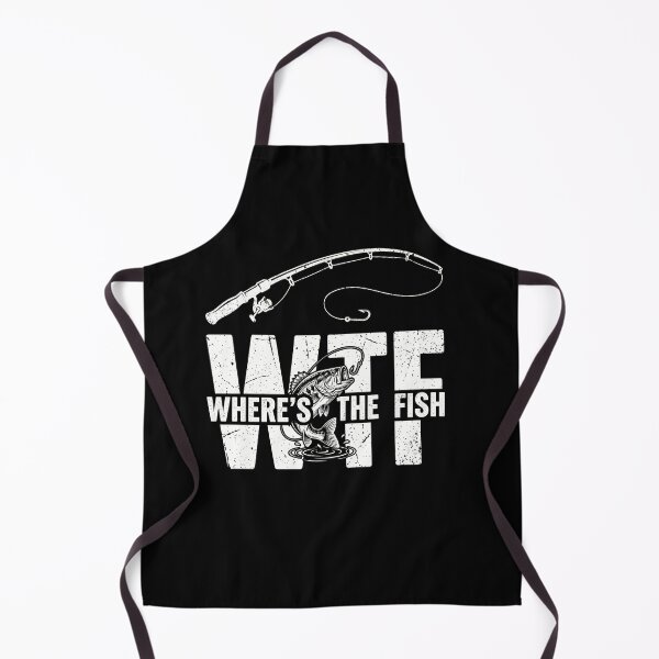 Item preview, Wtf Where's The Fish Funny Angler Fisherman Hobby designed and sold by SofenArt.