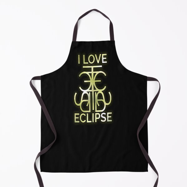 Item preview, Golden Logo I LOVE ECLIPSE. designed and sold by Giulivo Store Graphic.