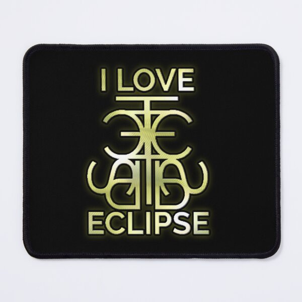 Item preview, Golden Logo I LOVE ECLIPSE. designed and sold by Giulivo Store Graphic.