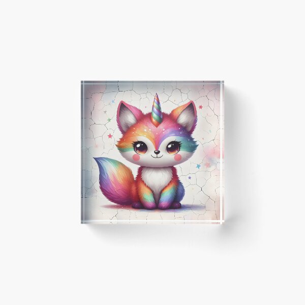 Item preview, Unicorn Fox, Ai Generated Art designed and sold by ACC .