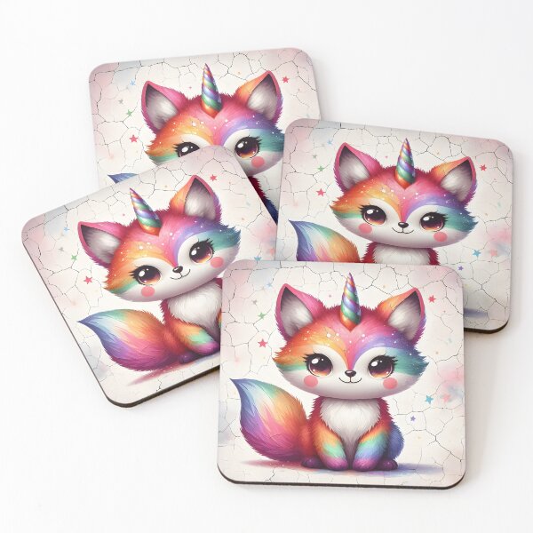 Item preview, Unicorn Fox, Ai Generated Art designed and sold by ACC .