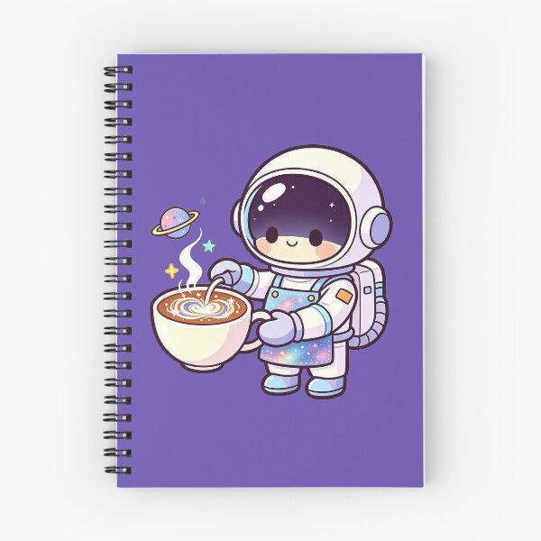 Item preview, Chibi Astronaut Barista - Cute Galaxy Latte Art Space Coffee Design designed and sold by TeyArtWork.