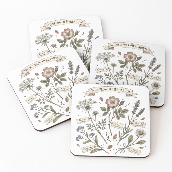Item preview, Pressed Wildflowers Herbarium Vintage Botanical Cottagecore Spring Tee designed and sold by afarkar.