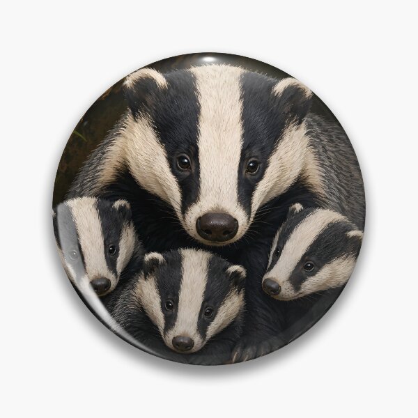 Item preview, Wildlife Badger designed and sold by MarkColeImaging.