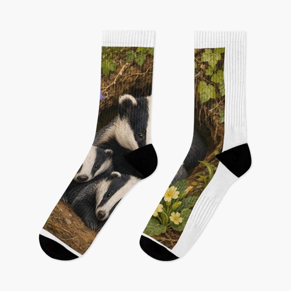 Item preview, Wildlife Badger designed and sold by MarkColeImaging.