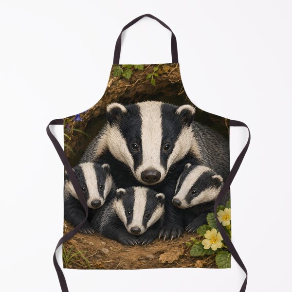Item preview, Wildlife Badger designed and sold by MarkColeImaging.
