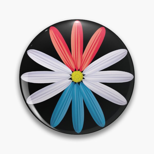 Item preview, Fantasy Flower Flag - Luxembourg designed and sold by debzydesign.