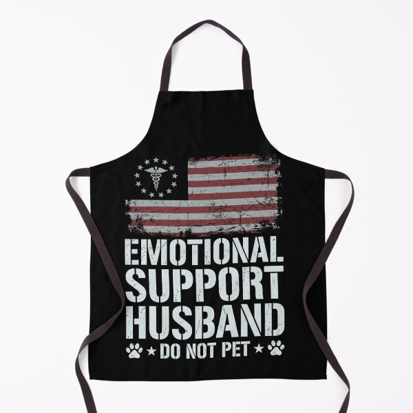 Item preview, Emotional Support Husband Do Not Pet Patriotic Healthcare Spouse Gift designed and sold by SofenArt.