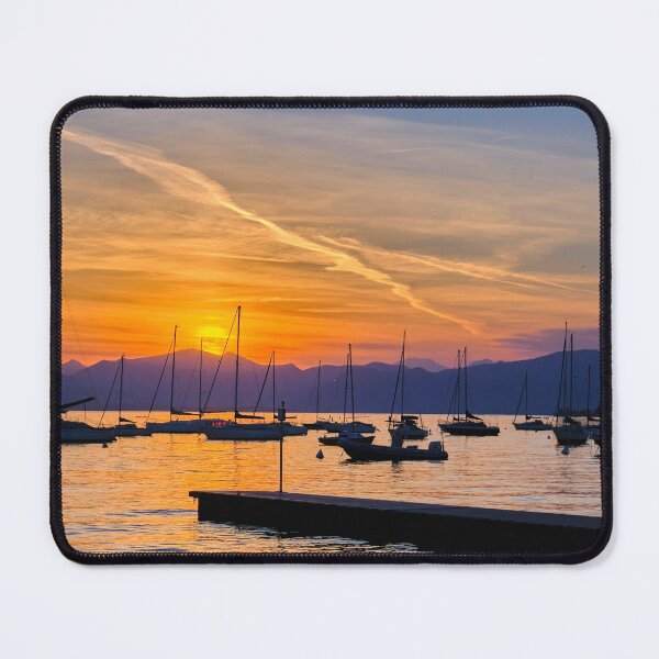 Item preview, Silhouetted Yachts and a Bardolino Sunset designed and sold by Violaman.