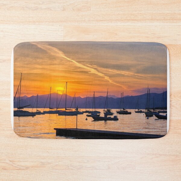 Item preview, Silhouetted Yachts and a Bardolino Sunset designed and sold by Violaman.