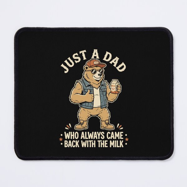 Item preview, Just A Dad Who Always Came Back With The Milk Father Humor Father's Day Gift designed and sold by SofenArt.