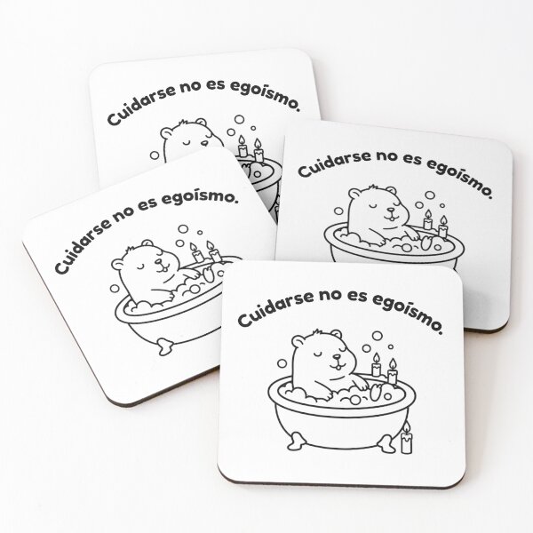 Item preview, Spanish Caring Capibara – Mindfulness Design designed and sold by PAPIRO SIGLO XXI.