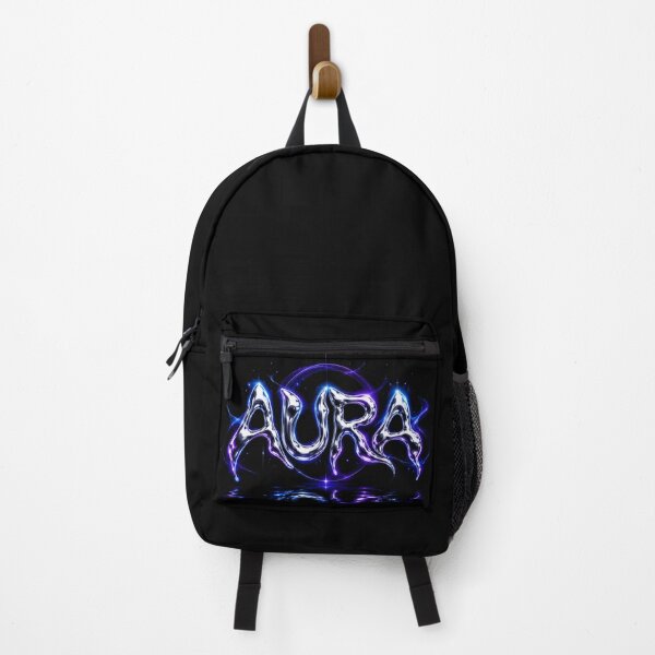 Item preview, Aura Liquid Chrome Glow Typography designed and sold by JalwaWear.
