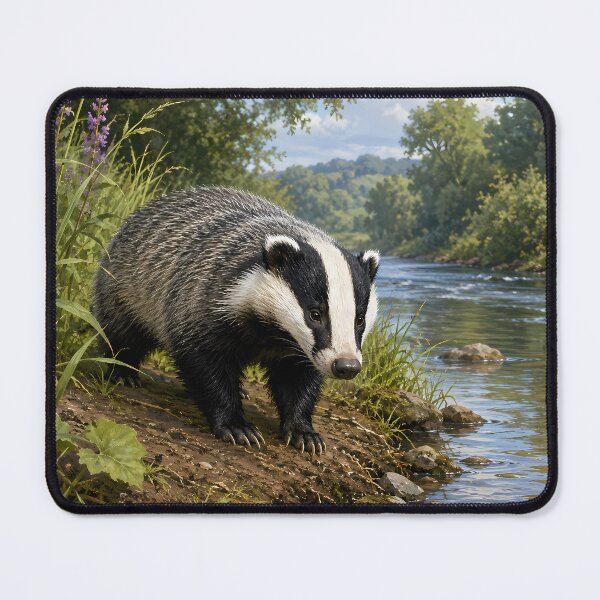 Item preview, Wildlife Badger designed and sold by MarkColeImaging.