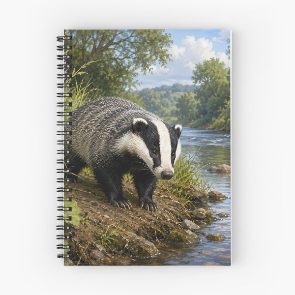Item preview, Wildlife Badger designed and sold by MarkColeImaging.