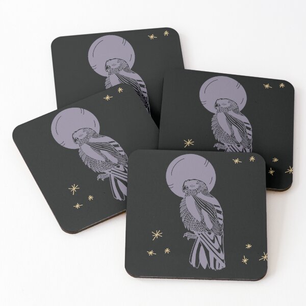 Item preview, Celestial Mystic Falcon - Moon and Stars Witchy Aesthetic designed and sold by samahl_l.