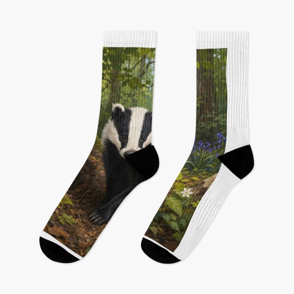 Item preview, Wildlife Badger designed and sold by MarkColeImaging.
